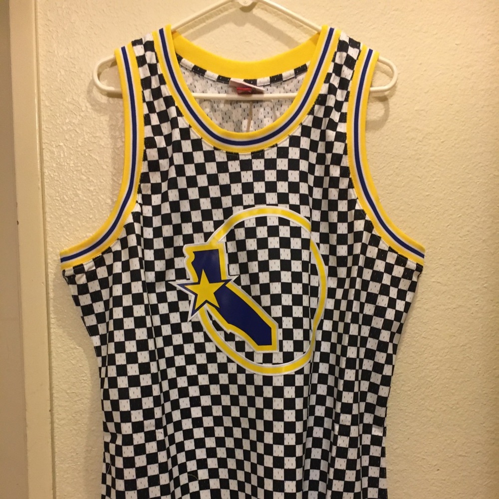 Golden State Warriors XL Mitchell n Ness throwback